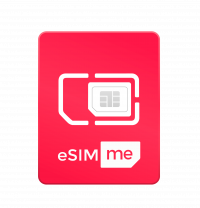 Scheda eSIM.me per KDDI AQUOS sense2 SHV43 