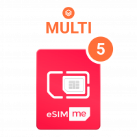 eSIM.me Card for Infinix HOT 11  | MULTI 5
