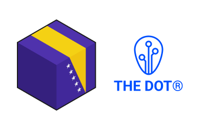 eSIM Bosnie-Herzégovine THE DOT 1 Go 7 jours, couverture sur 3 réseaux mobiles