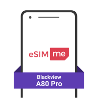 Tarjeta eSIM.me para Blackview A80 Pro