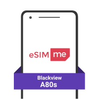 Tarjeta eSIM.me para Blackview A80s 