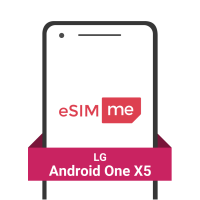 eSIM.me-Karte für LG Android One X5